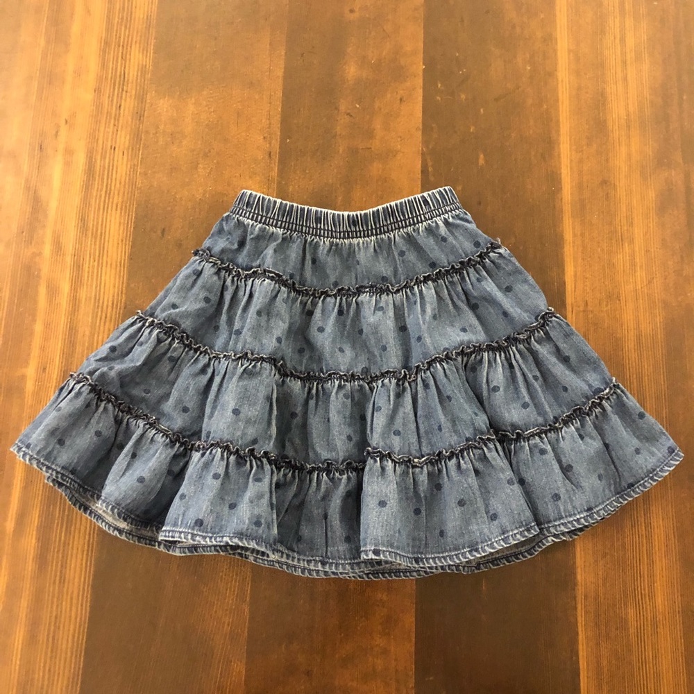 Hanna Andersson chambray skirt